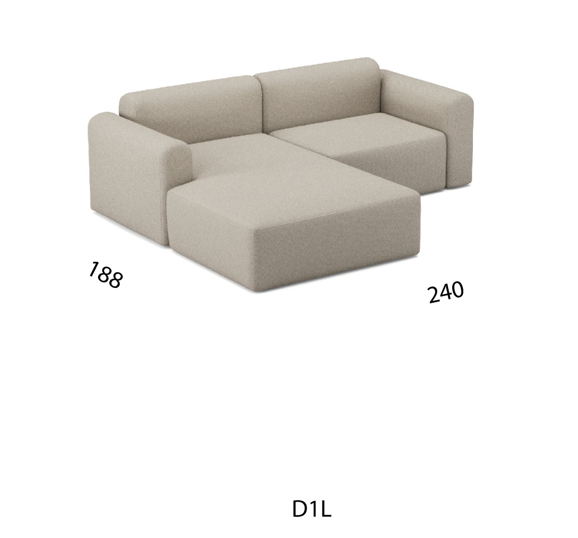 RUND sectional sofa D1L